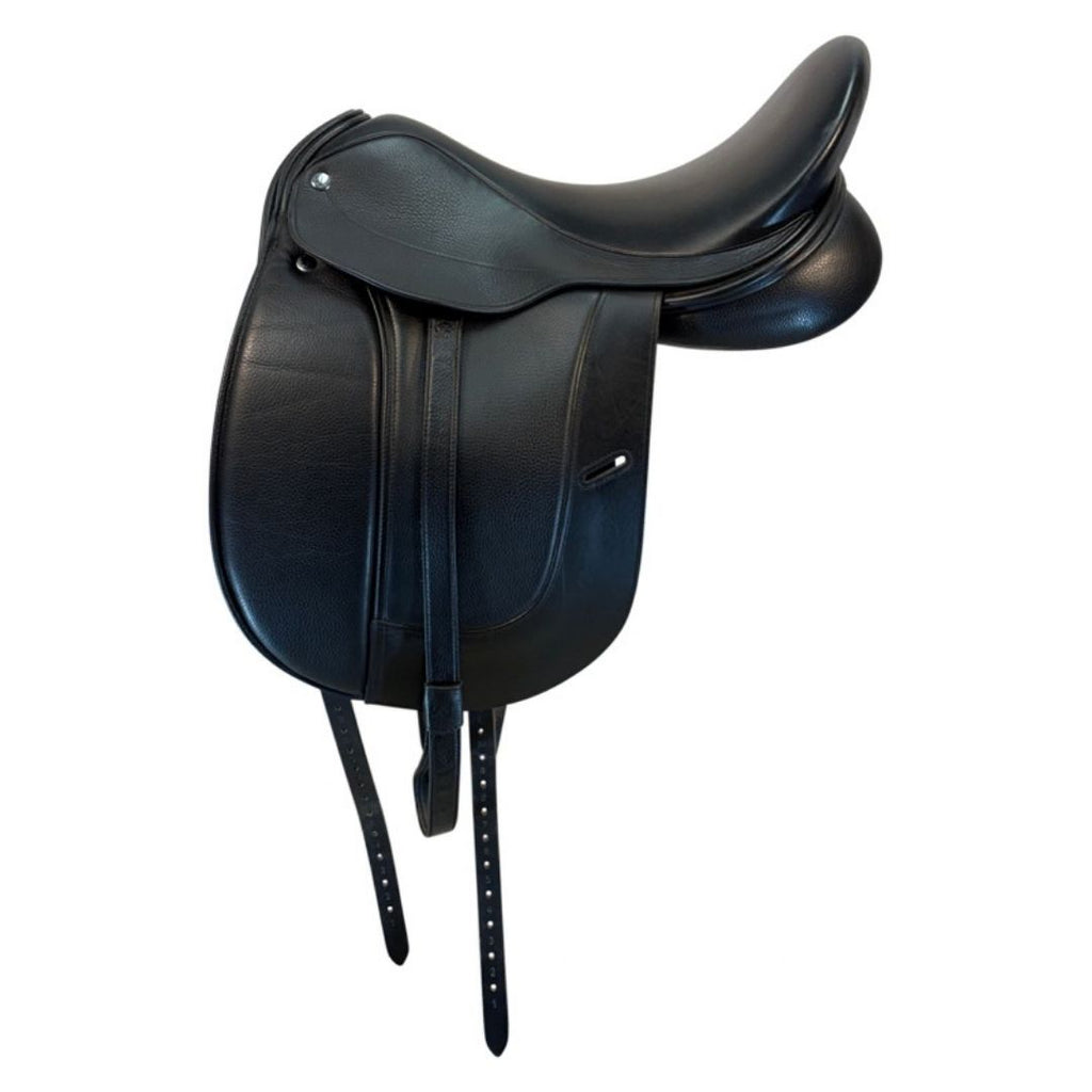 Genuine Leather Dressage Saddle – Medium Wood Tree & English Billet System