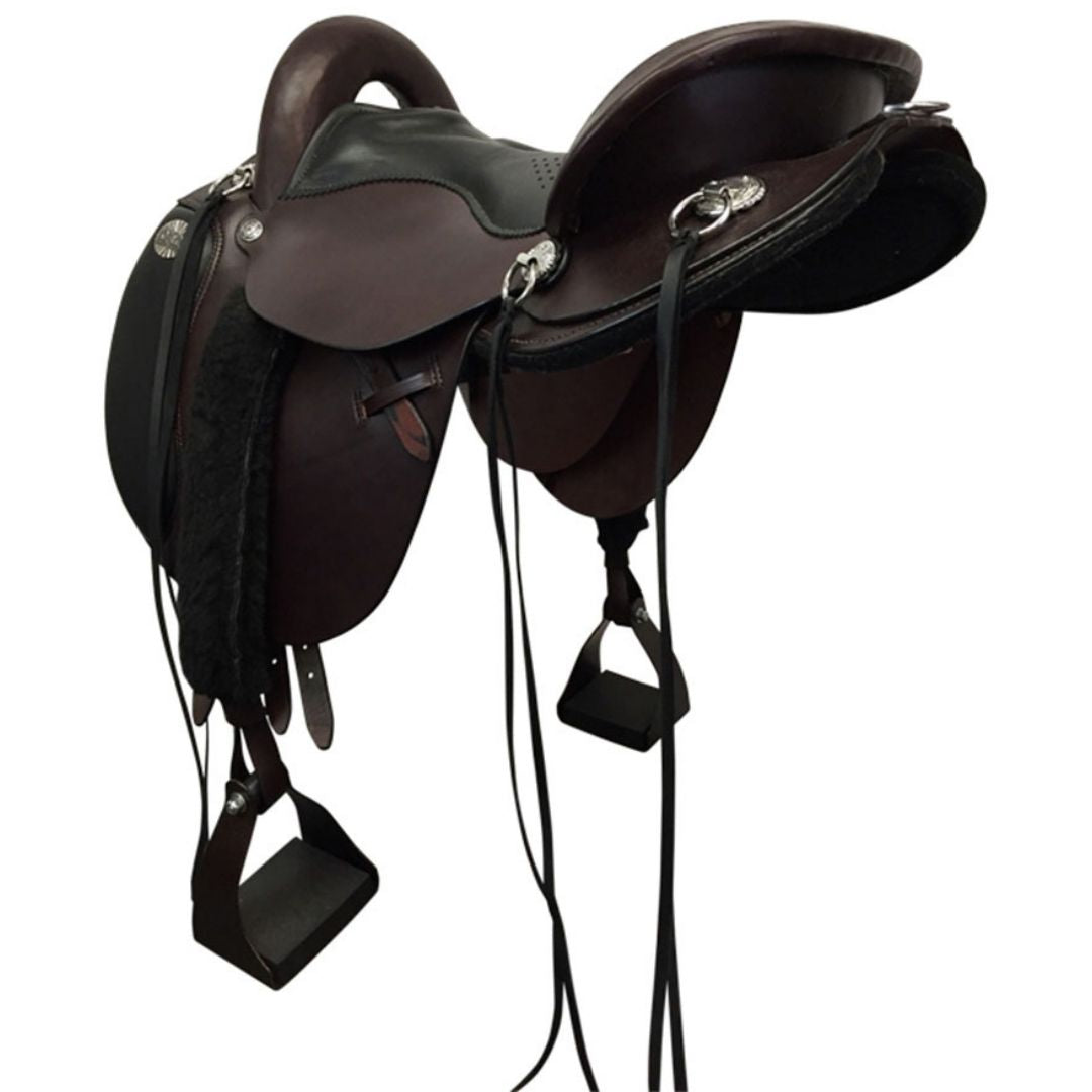 Horizon Nomad Trail Saddle – Lightweight English-Inspired Comfort with Flexible Fit
