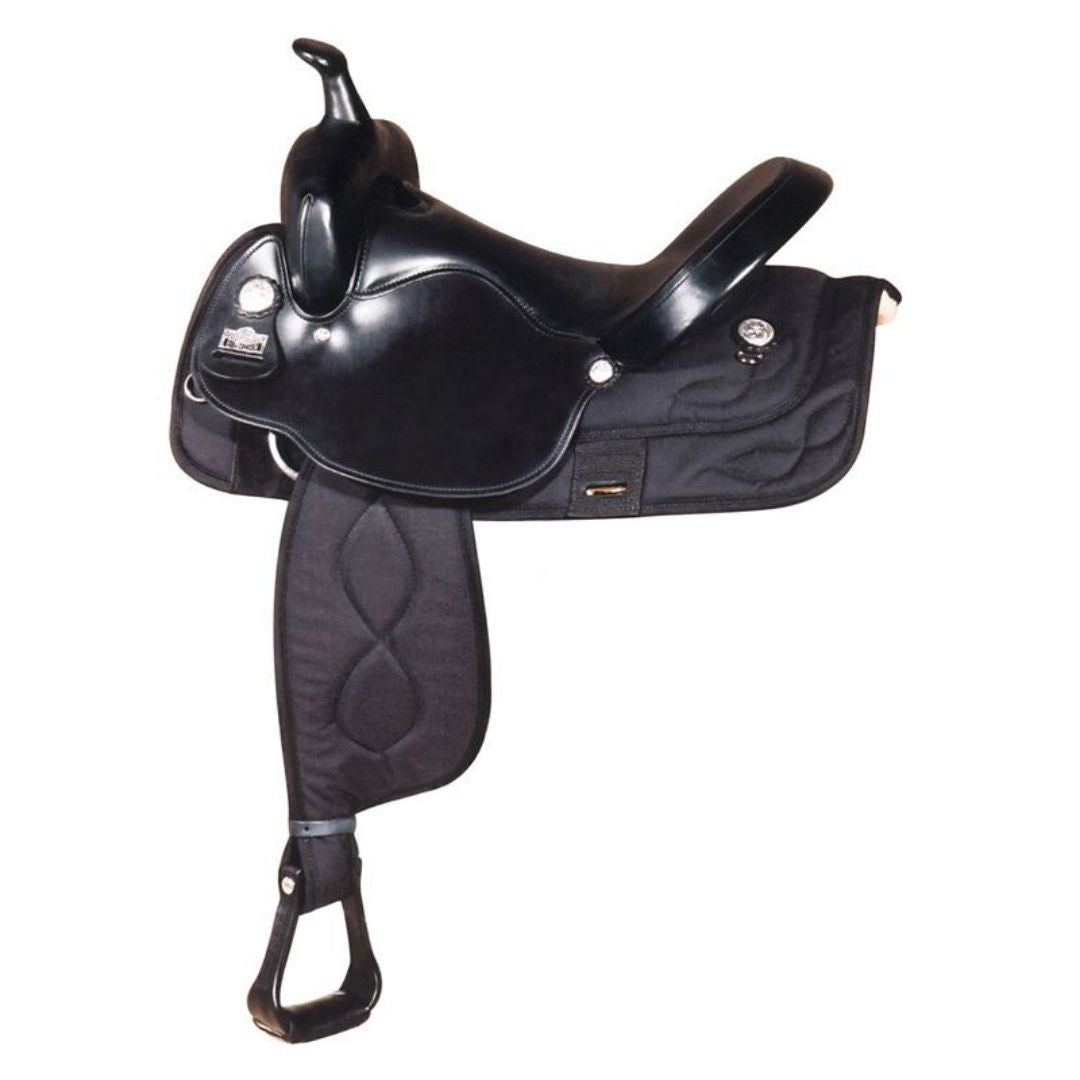Synthetic Gaited Saddle – High-Wither Fit with Lightweight Trail Comfort