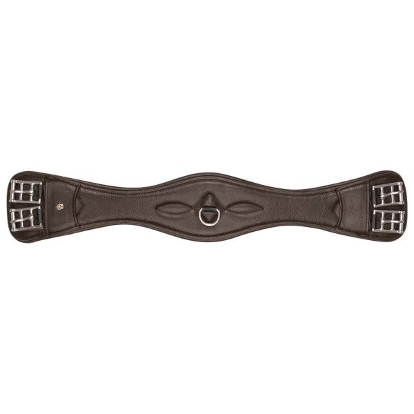 Anatomical Soft Genuine Leather Short Girth – Wide Comfort Plate with Stainless Steel Roller Buckles